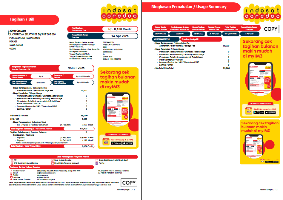  Minol USA business utility bill 